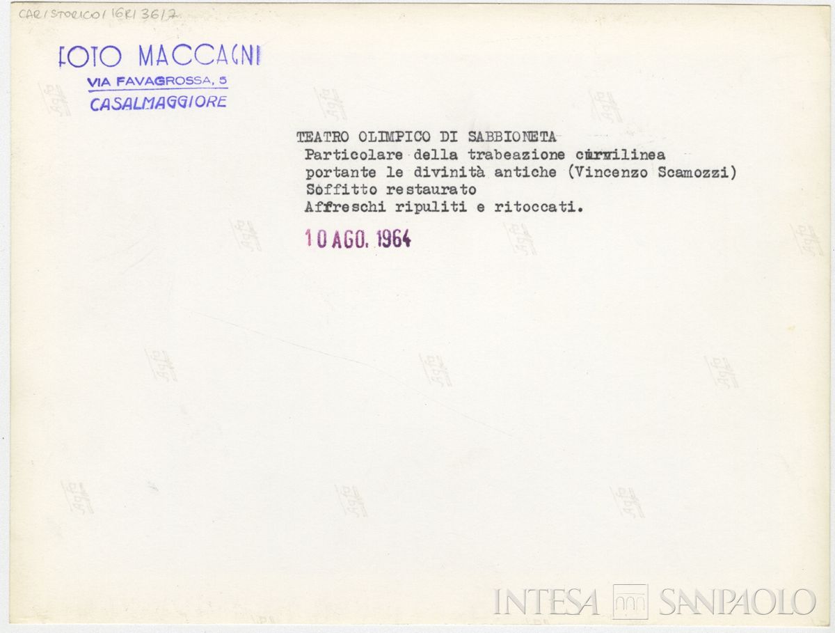 Sabbioneta, Teatro Olimpico: verso n. 7