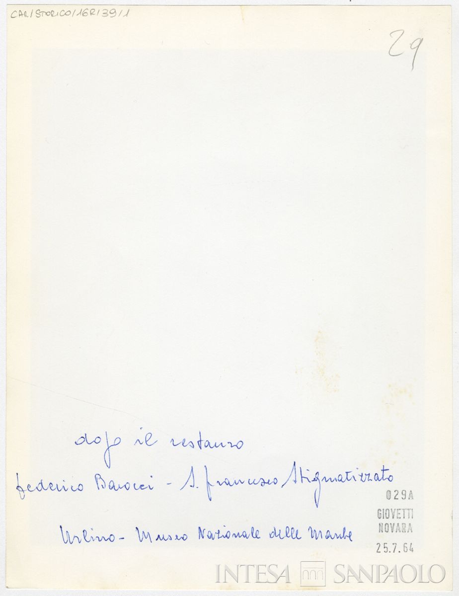 Urbino, Pinacoteca Nazionale delle Marche: verso n. 1