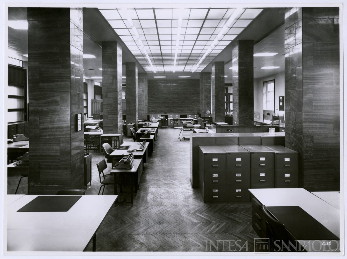 Cariplo, back office della Sede di Monza, 23 giugno 1967 (Vincenzo Aragozzini)