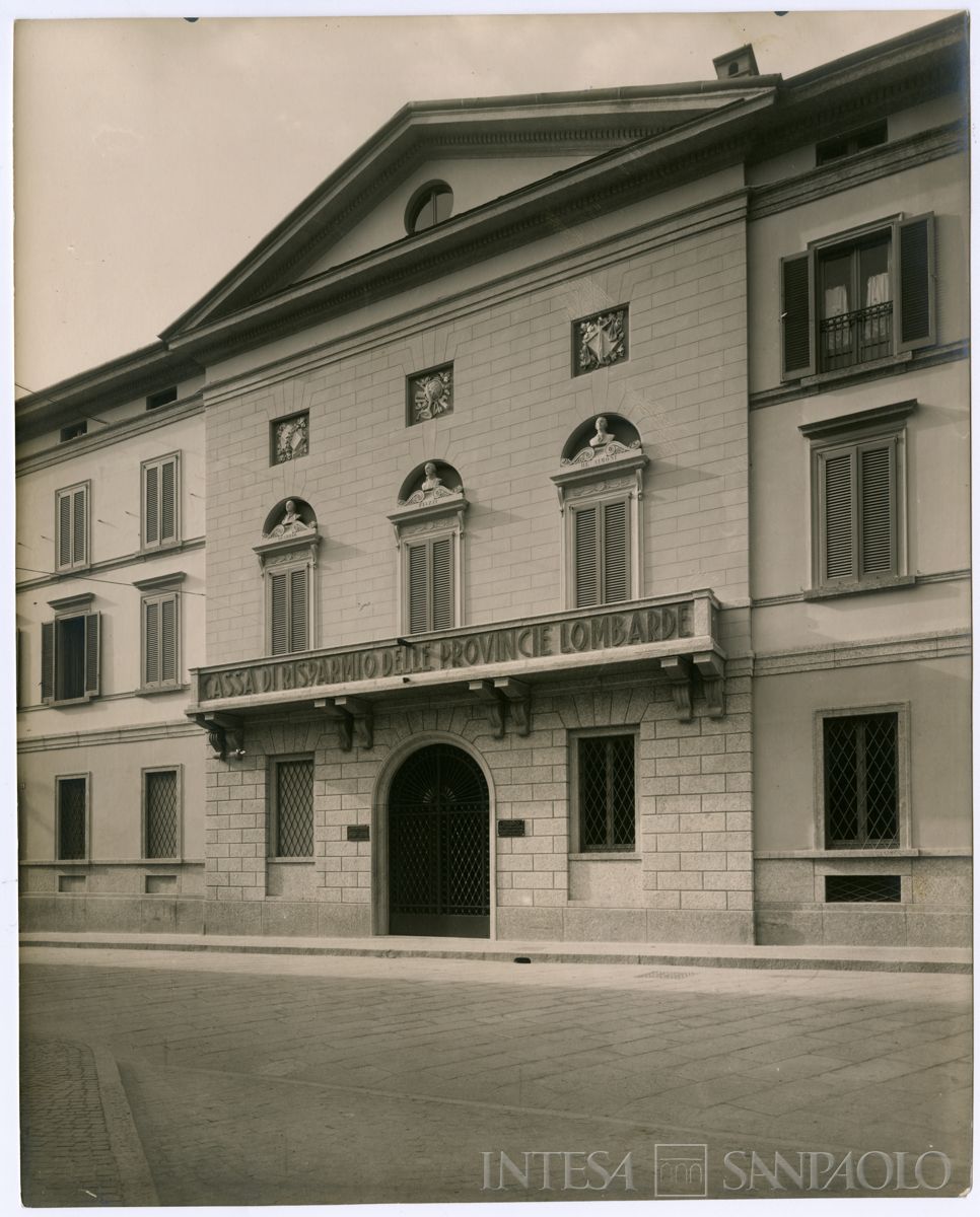 Cariplo, esterno della Sede di Sondrio, 14 giugno 1941 (Paganini)