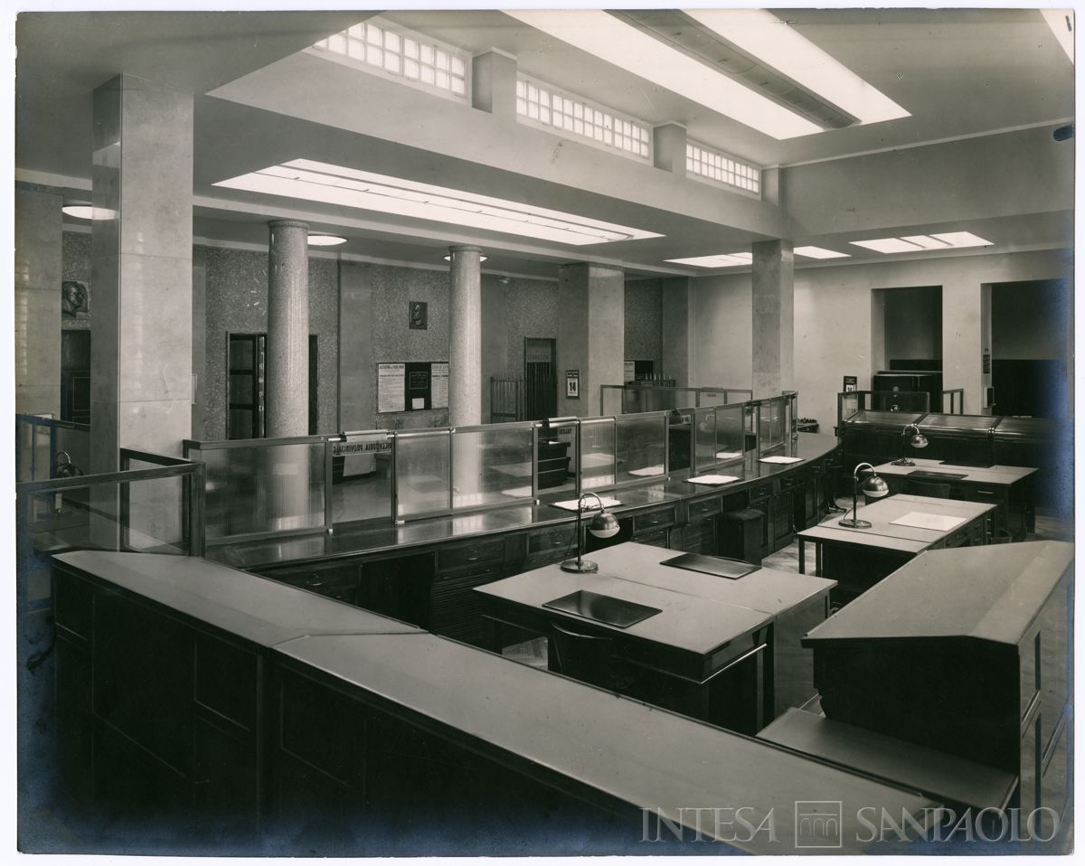 Cariplo, back office della Sede di Sondrio, 14 giugno 1941 (Paganini)