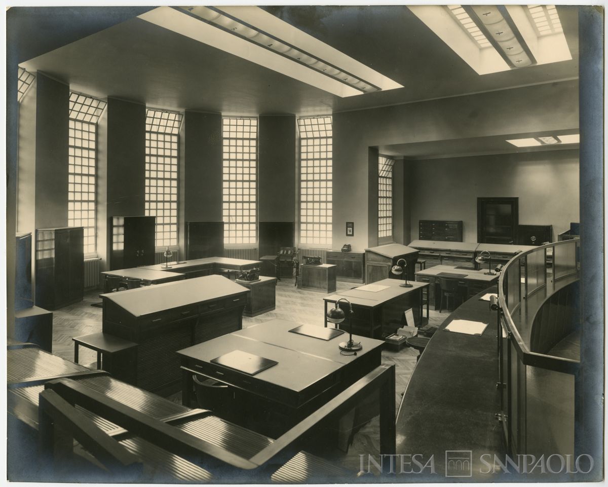 Cariplo, back office della Sede di Sondrio, 14 giugno 1941 (Paganini)