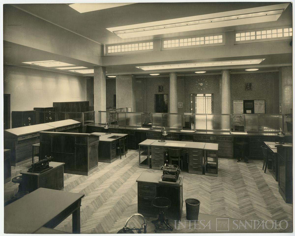 Cariplo, back office della Sede di Sondrio, 14 giugno 1941 (Paganini)