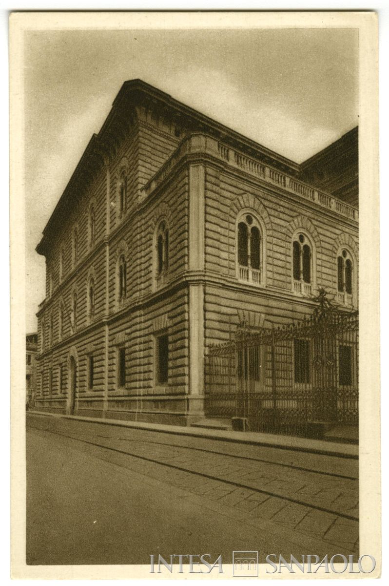 Cà de Sass, esterno su via Monte di Pietà, anni 1920-1930 (fotografo sconosciuto)