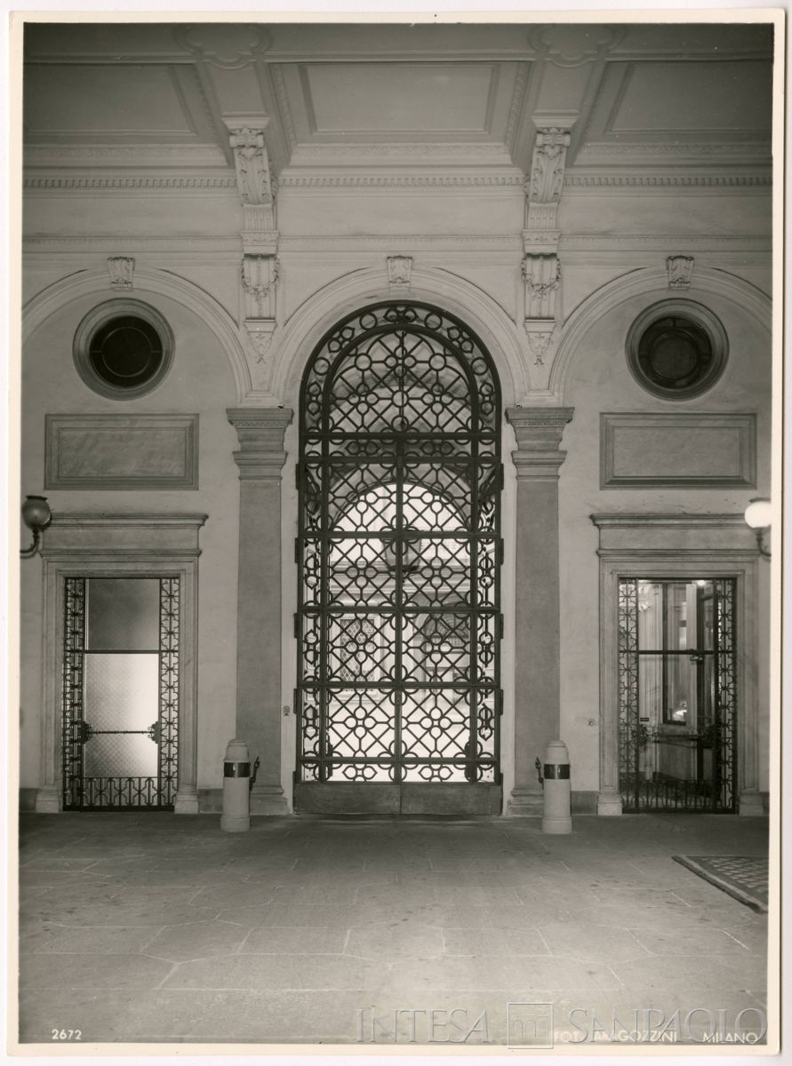 Cà de Sass, atrio, 1968 (foto di Vincenzo Aragozzini)