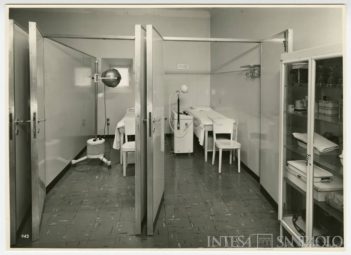 Cà de Sass, infermeria, 25 gennaio 1963 (foto di Vincenzo Aragozzini)