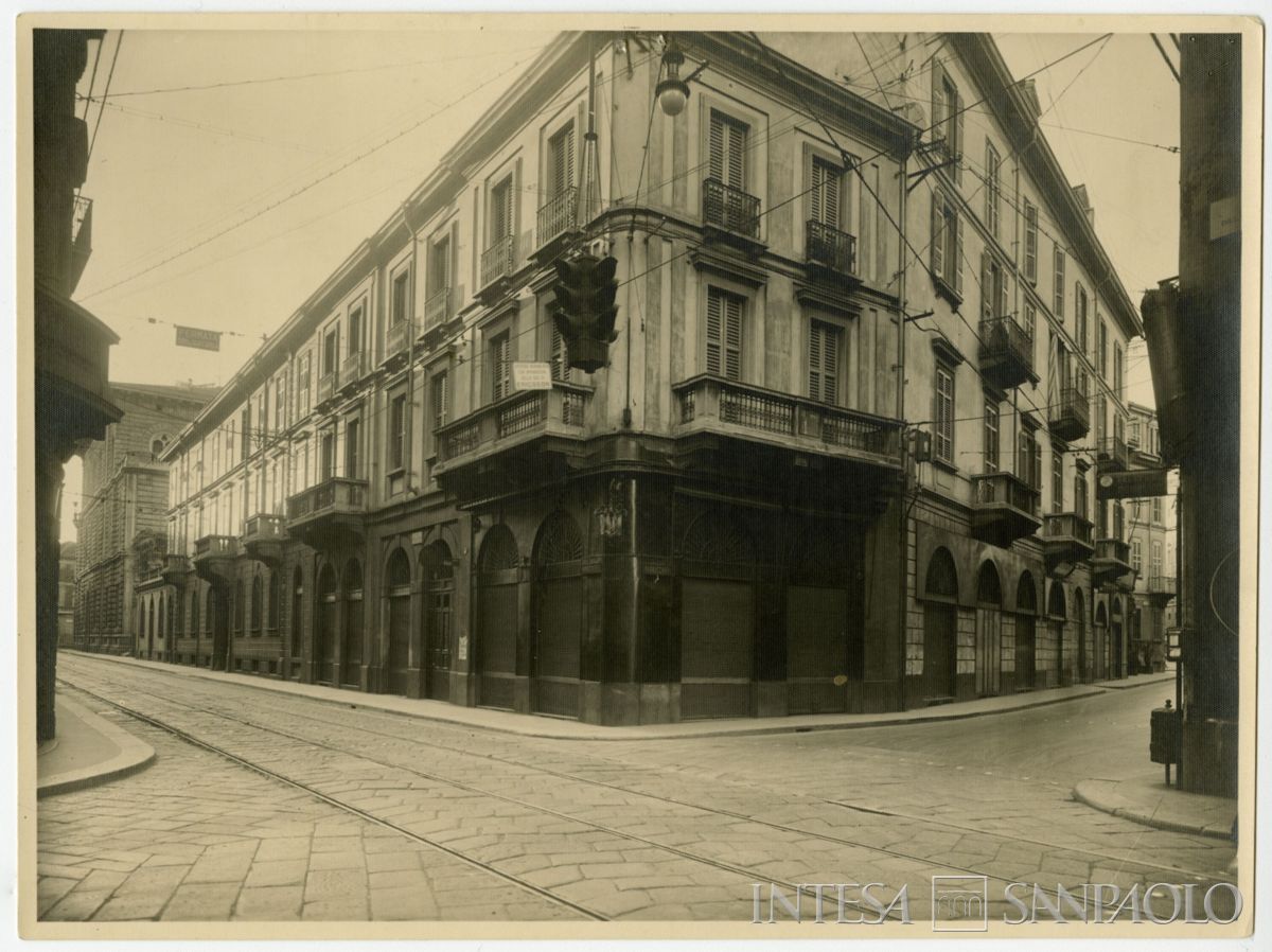 Palazzo delle Colonne, edifici preesistenti, 1930 (fotografo sconosciuto)