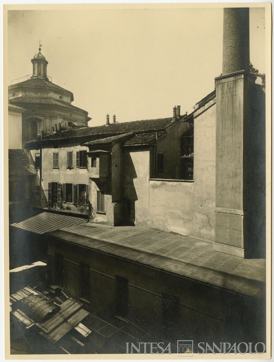 Palazzo delle Colonne, edifici preesistenti, 1932 (fotografo sconosciuto)