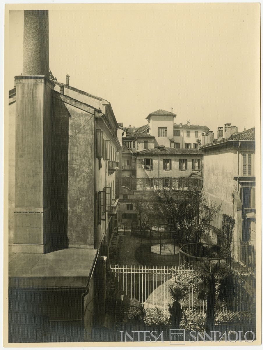 Palazzo delle Colonne, edifici preesistenti, 1932 (fotografo sconosciuto)