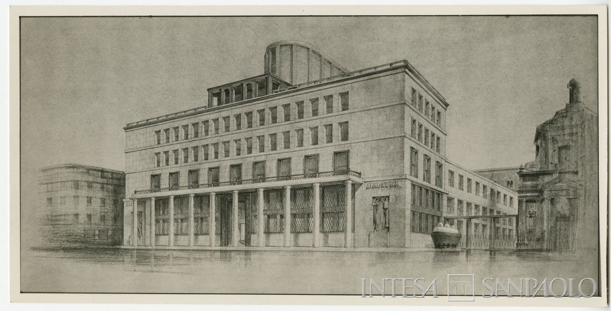 Palazzo delle Colonne, progetto non realizzato, 1937 (fotografo sconosciuto)