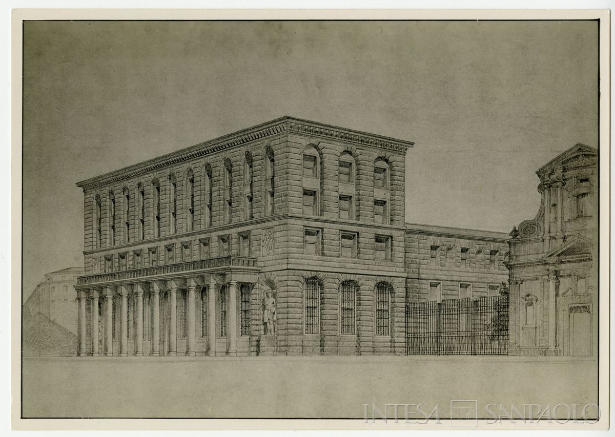 Palazzo delle Colonne, progetto non realizzato, 1937 (fotografo sconosciuto)
