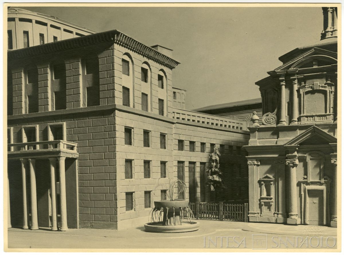 Palazzo delle Colonne, plastico, 1937 (Antonio Paoletti)