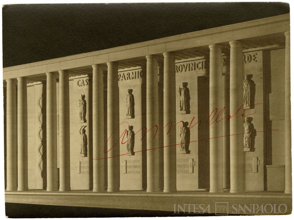 Palazzo delle Colonne, plastico, 1938 (fotografo sconosciuto)