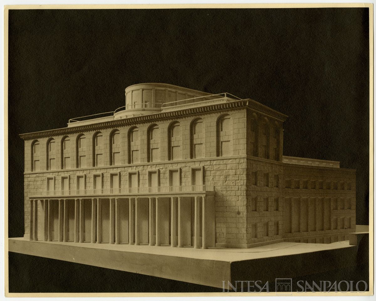 Palazzo delle Colonne, plastico, 1938 (fotografo sconosciuto)