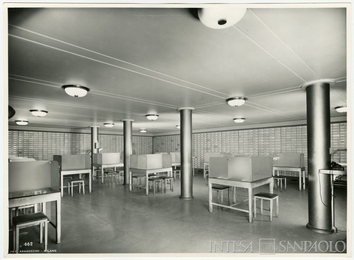 Palazzo delle Colonne, caveau, 1961 (Vincenzo Aragozzini)