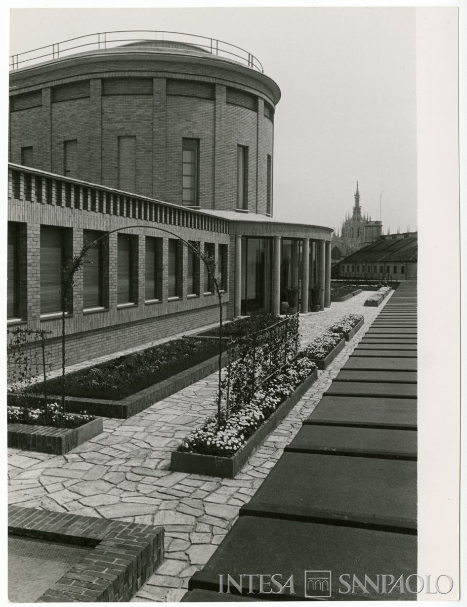 Palazzo delle Colonne, accesso al giardino pensile, 1941 (Bruno Stefani)