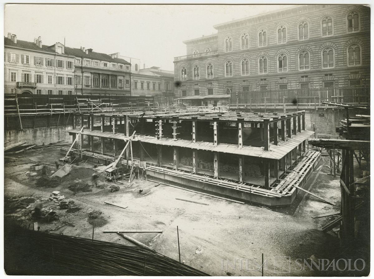 Palazzo delle Colonne, costruzione del palazzo, 1937 (Riccardo Paganini)