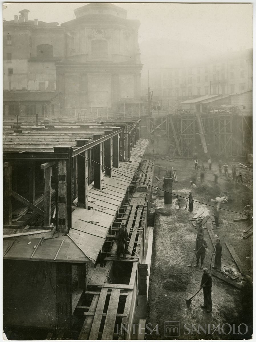 Palazzo delle Colonne, costruzione del palazzo, 1938 (Riccardo Paganini)