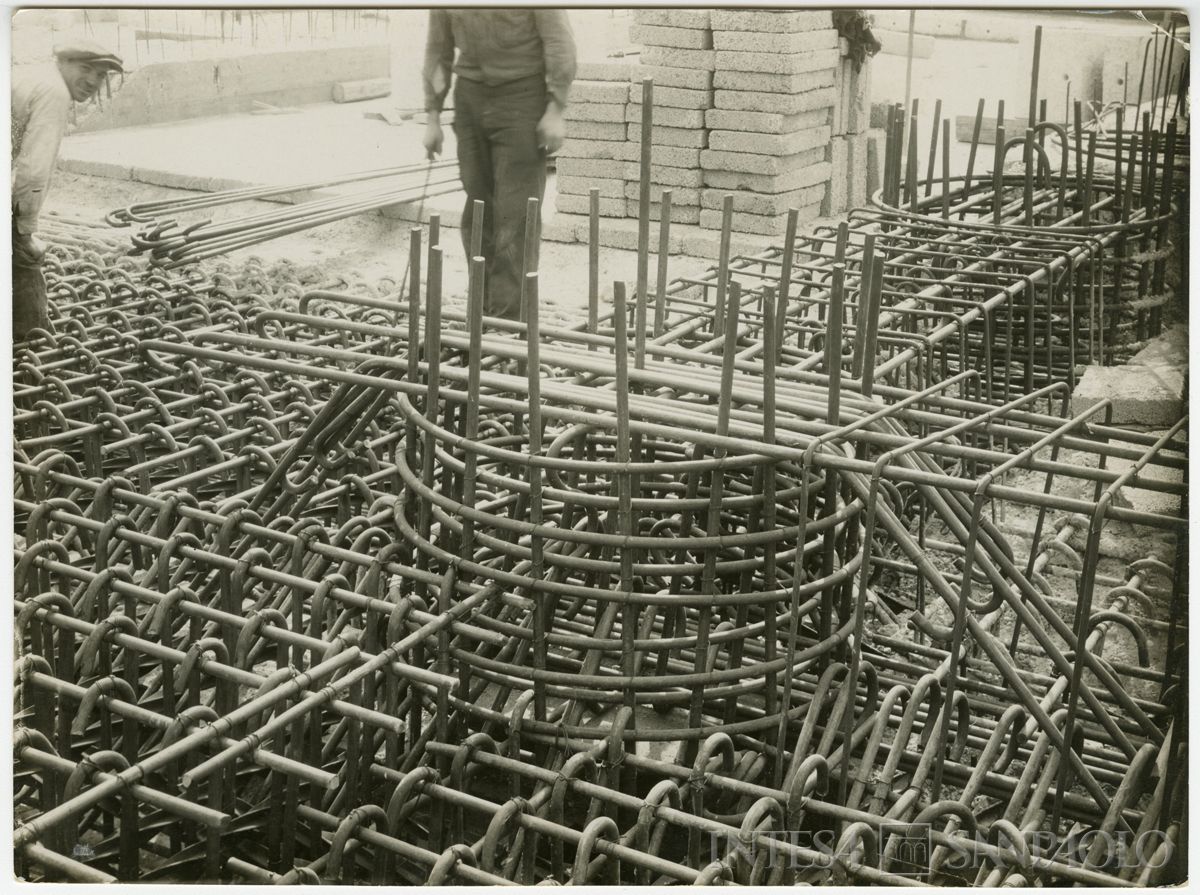 Palazzo delle Colonne, struttura portante, 1938 (Riccardo Paganini)