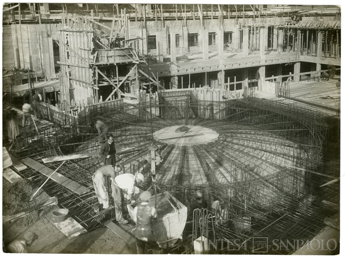 Palazzo delle Colonne, costruzione del palazzo, 1938 (Riccardo Paganini)