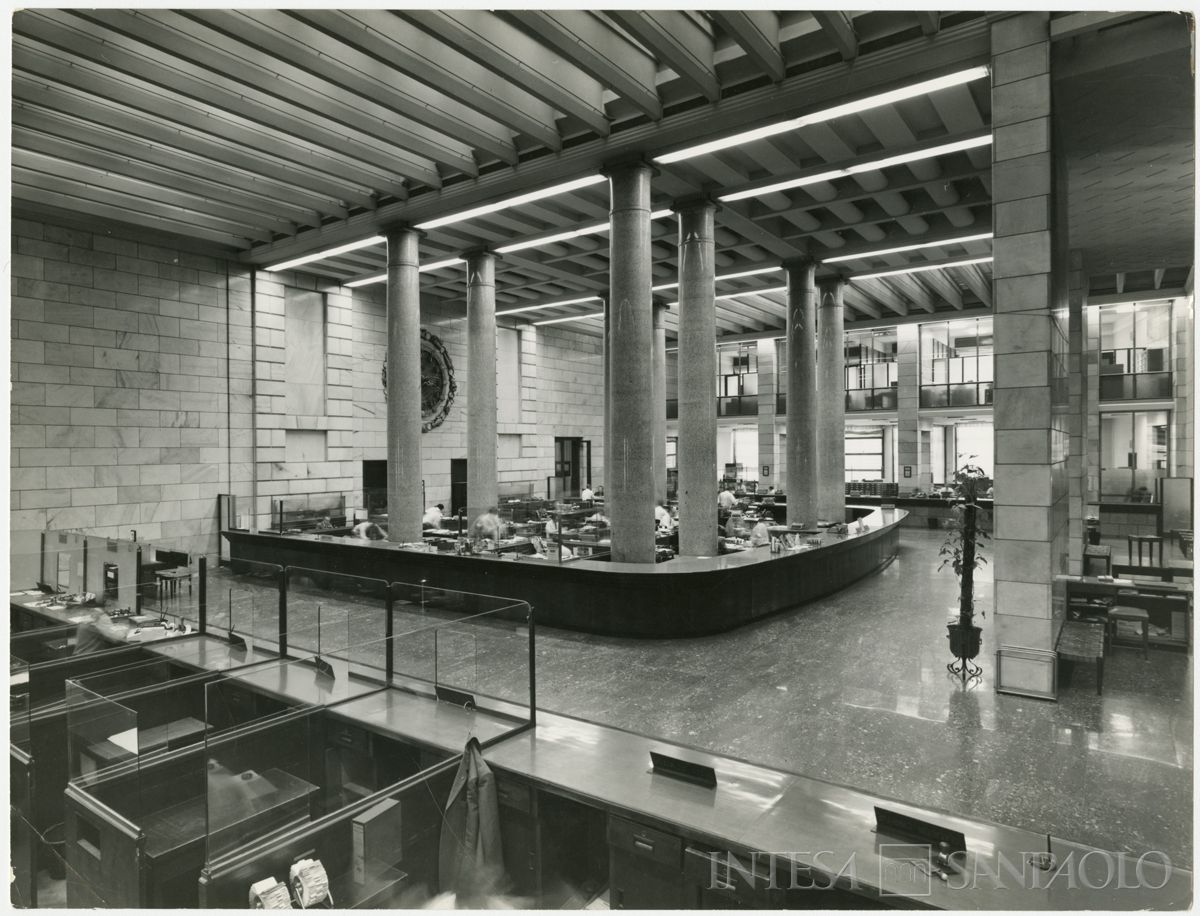 Palazzo delle Colonne, salone, anni 1960 (Elle2)