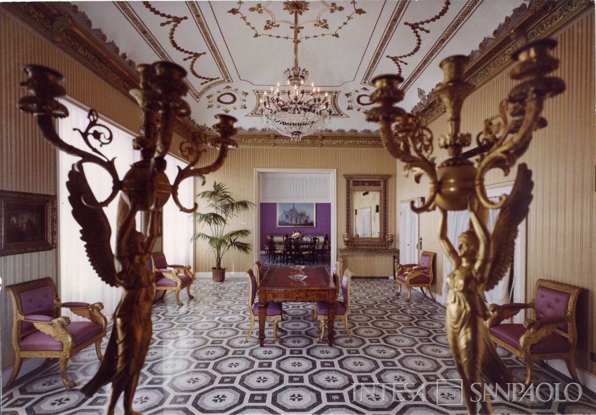 Palazzo Confalonieri, salotto di rappresentanza, 1969 (Elle2)