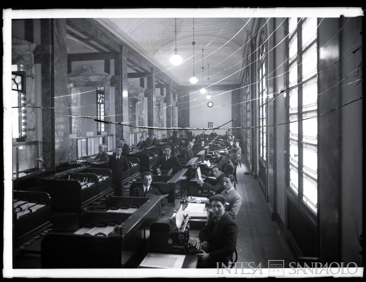 Cà de Sass, back office, 1900-1930 (fotografo sconosciuto)