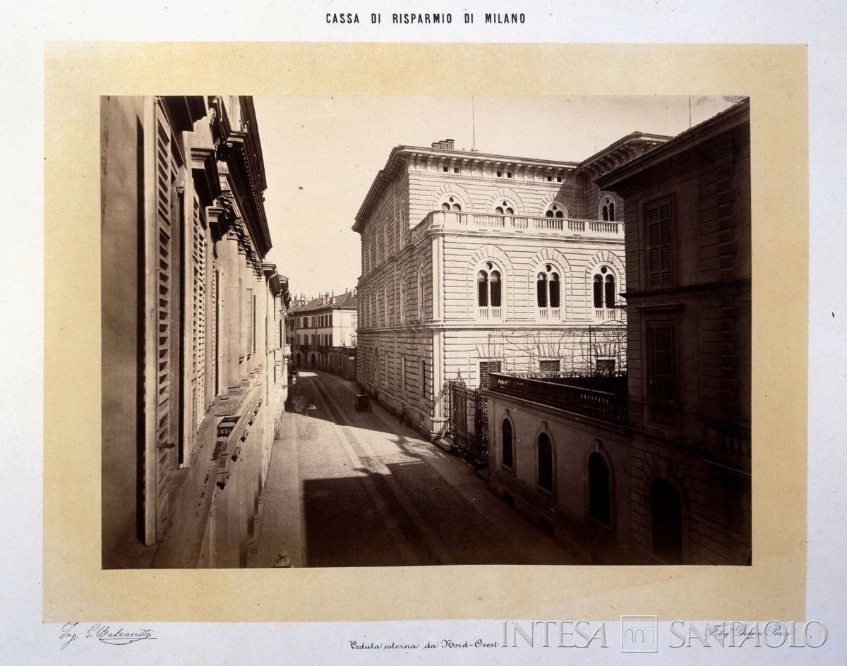 Cà de Sass, esterno, riproduzione moderna dell'album del 1872 (Foto Nino De Angelis)