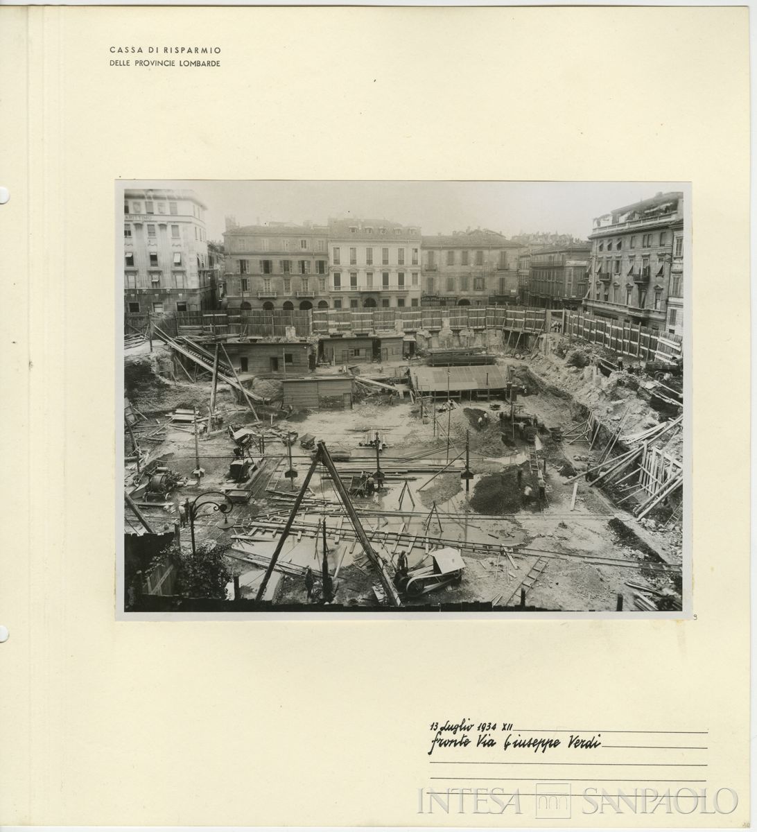 Palazzo delle Colonne, scavo, 1934 (Arnaldo Chierichetti)