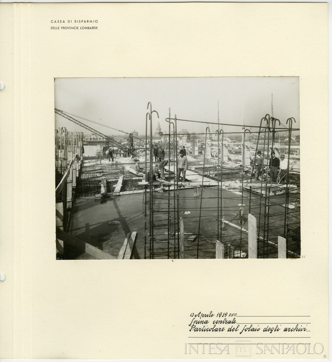 Palazzo della Colonne, solaio degli archivi, 1939 (Riccardo Paganini)