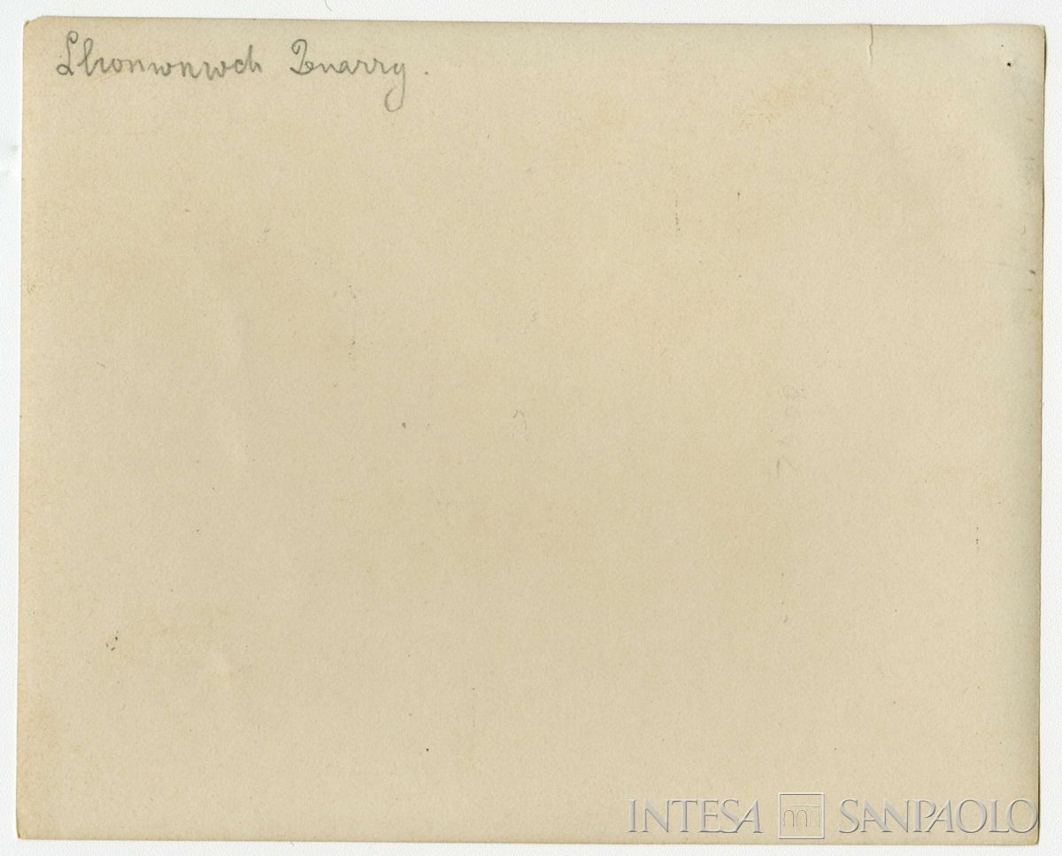 Cava di pietre a Llwmonwch, 1899-1901 (Bernardino Nogara), verso