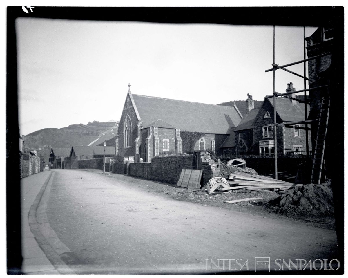 Scorcio della cittadina di Aberystwyth nel Galles, 1898-1901 (Bernardino Nogara)