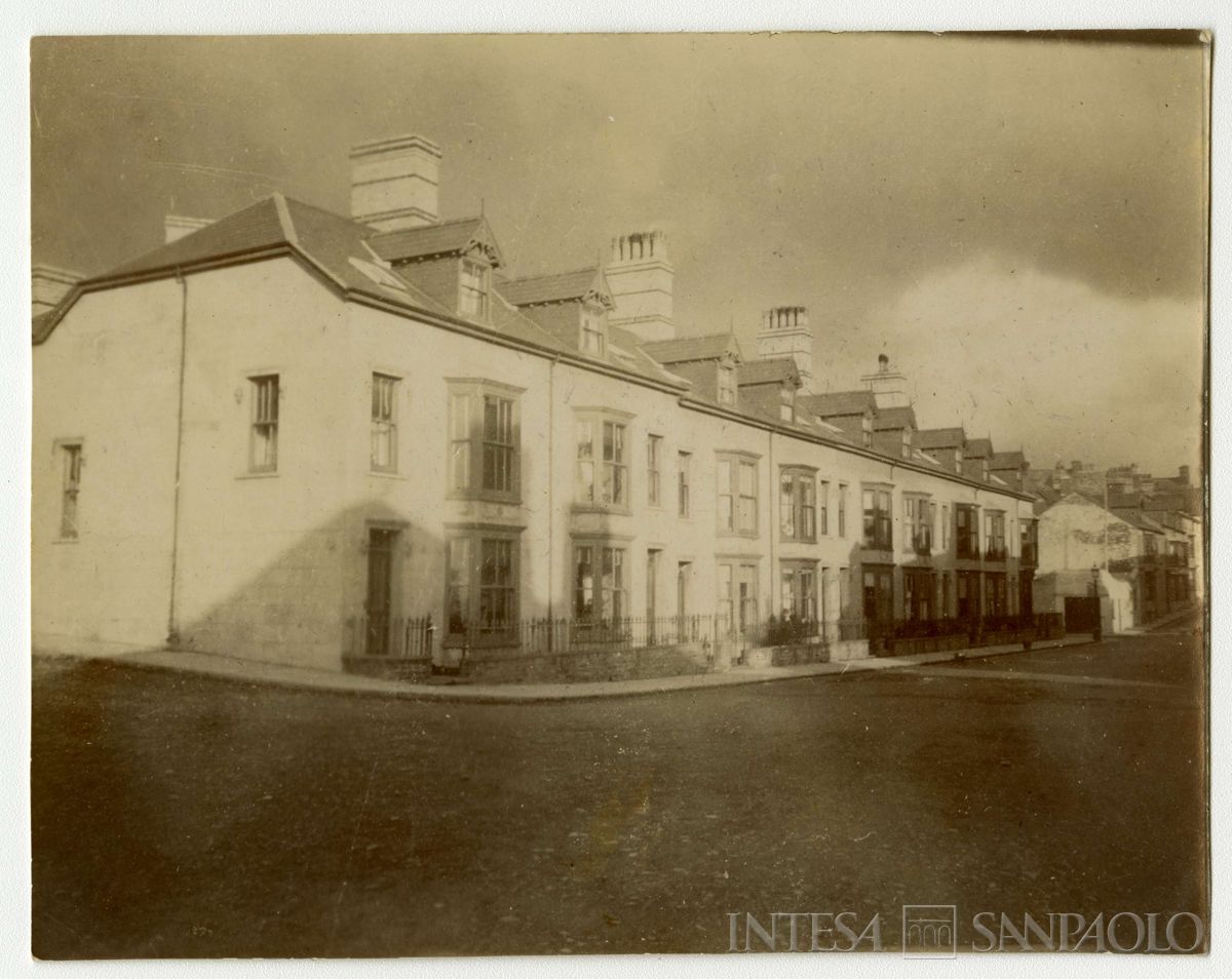 Scorcio della cittadina di Aberystwyth nel Galles, 1898-1901 (Bernardino Nogara)