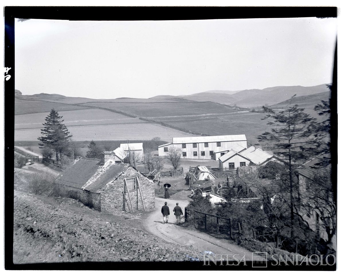 Villaggio inglese nei pressi della miniera di Frongoch, 1899-1901 (Bernardino Nogara)