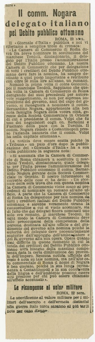 Allegato n. 1, 23 novembre 1912