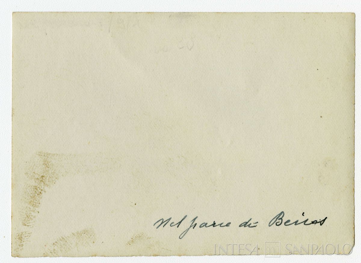 Edificio a Beykos, 1908 - 1914 (fotografo sconosciuto), verso