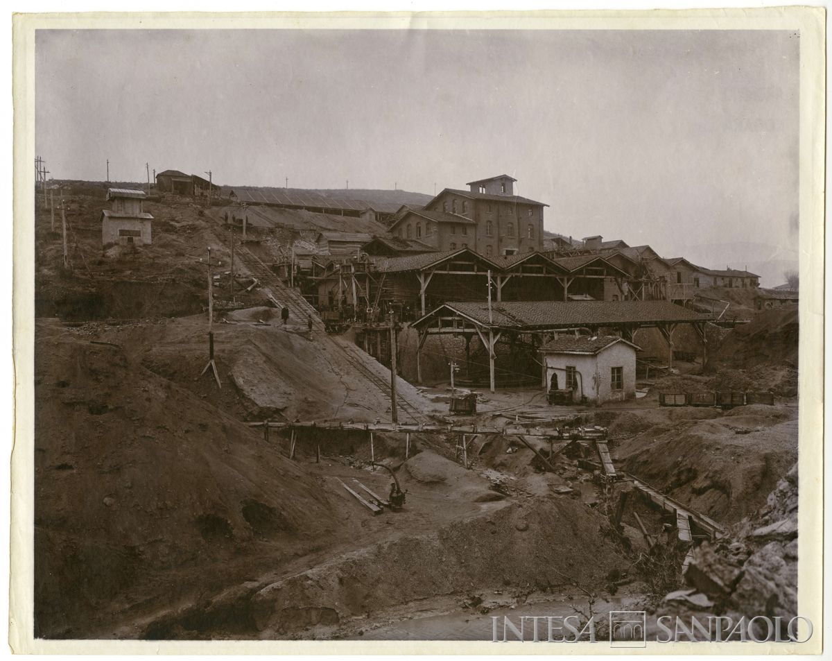 Zonguldak, piano inclinato della miniera di Balîa Karaïdin, 1904-1914 (fotografo sconosciuto)