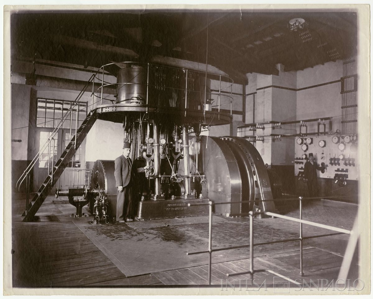 Bacino di Eraclea, Zonguldak, gruppo elettrogeno, 1904 - 1914 (fotografo sconosciuto)