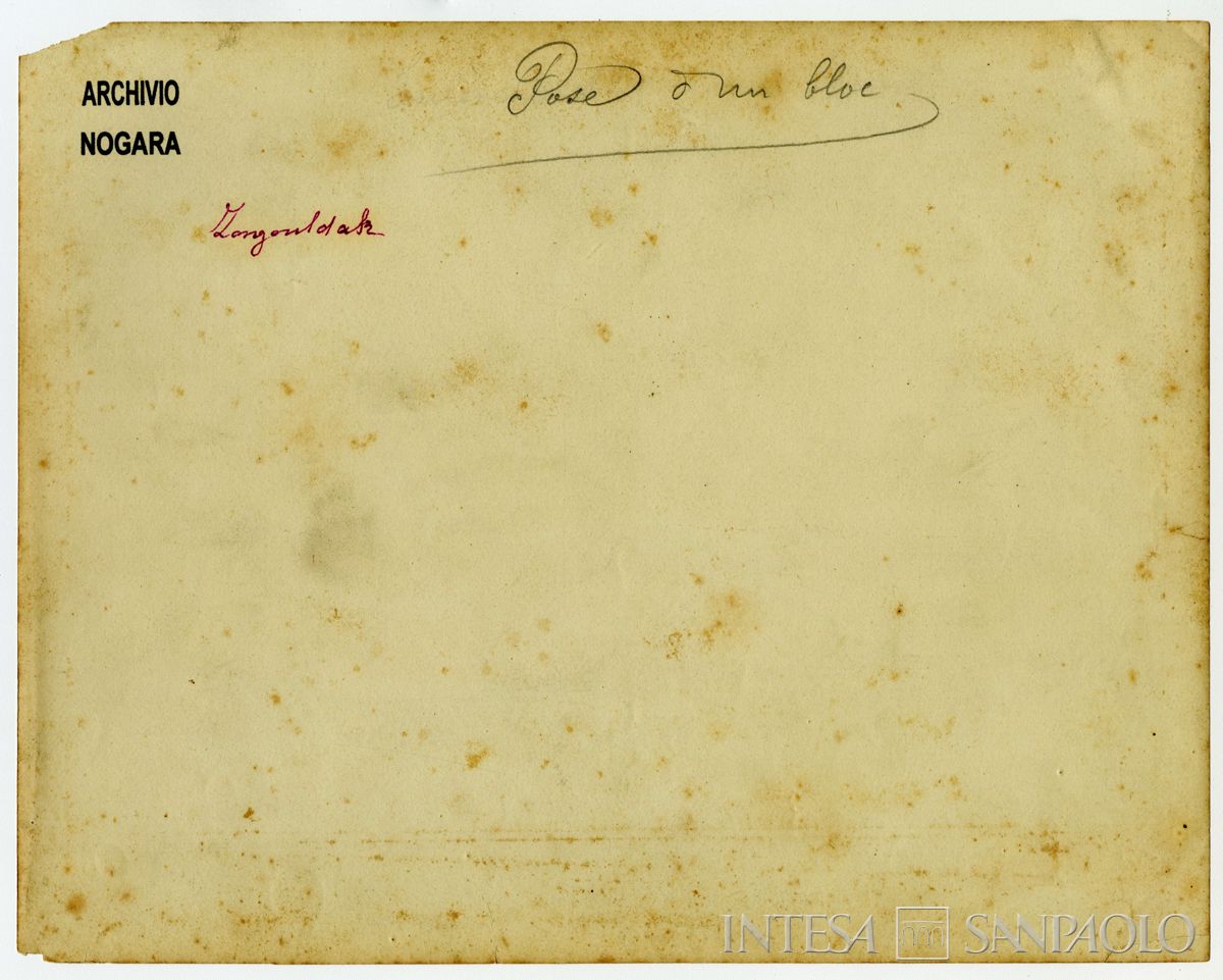 Zona del porto di imbarco nei pressi di Zonguldak sul Mar Nero, 1904 - 1914 (fotografo sconosciuto), verso