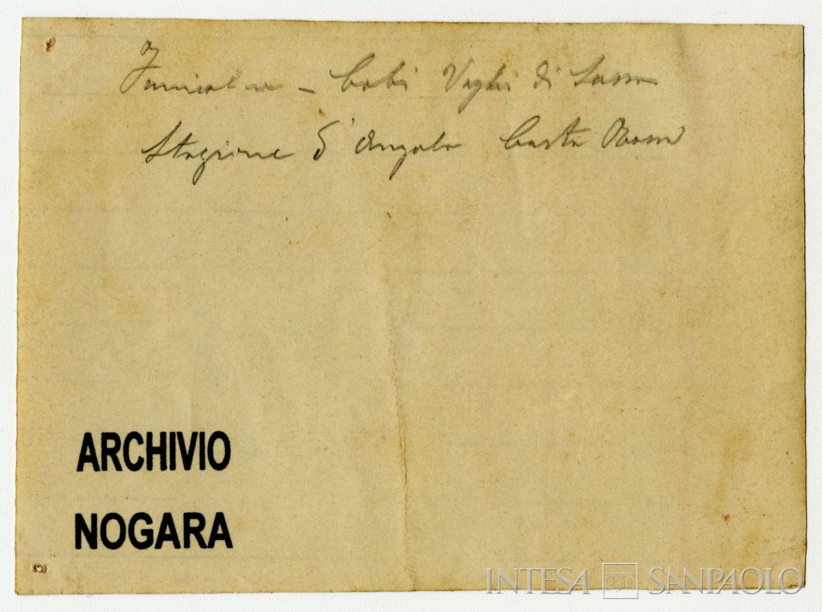 Stazione d'angolo di una funicolare delle miniere di Costa Rica , 1896-1900 (fotografo sconosciuto), verso