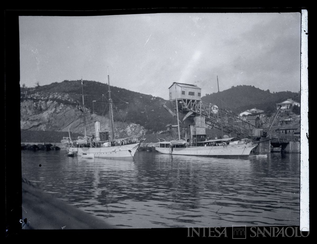 Porto francese a Zonguldak, Mar Nero, 1908 (Giulio Martelli)