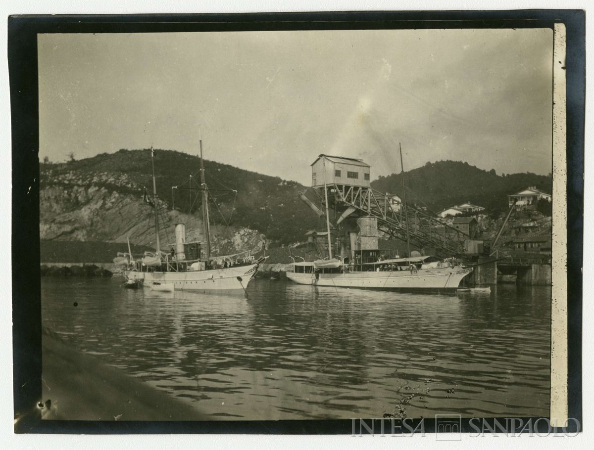 Porto francese a Zonguldak, Mar Nero, 1908 (Giulio Martelli)