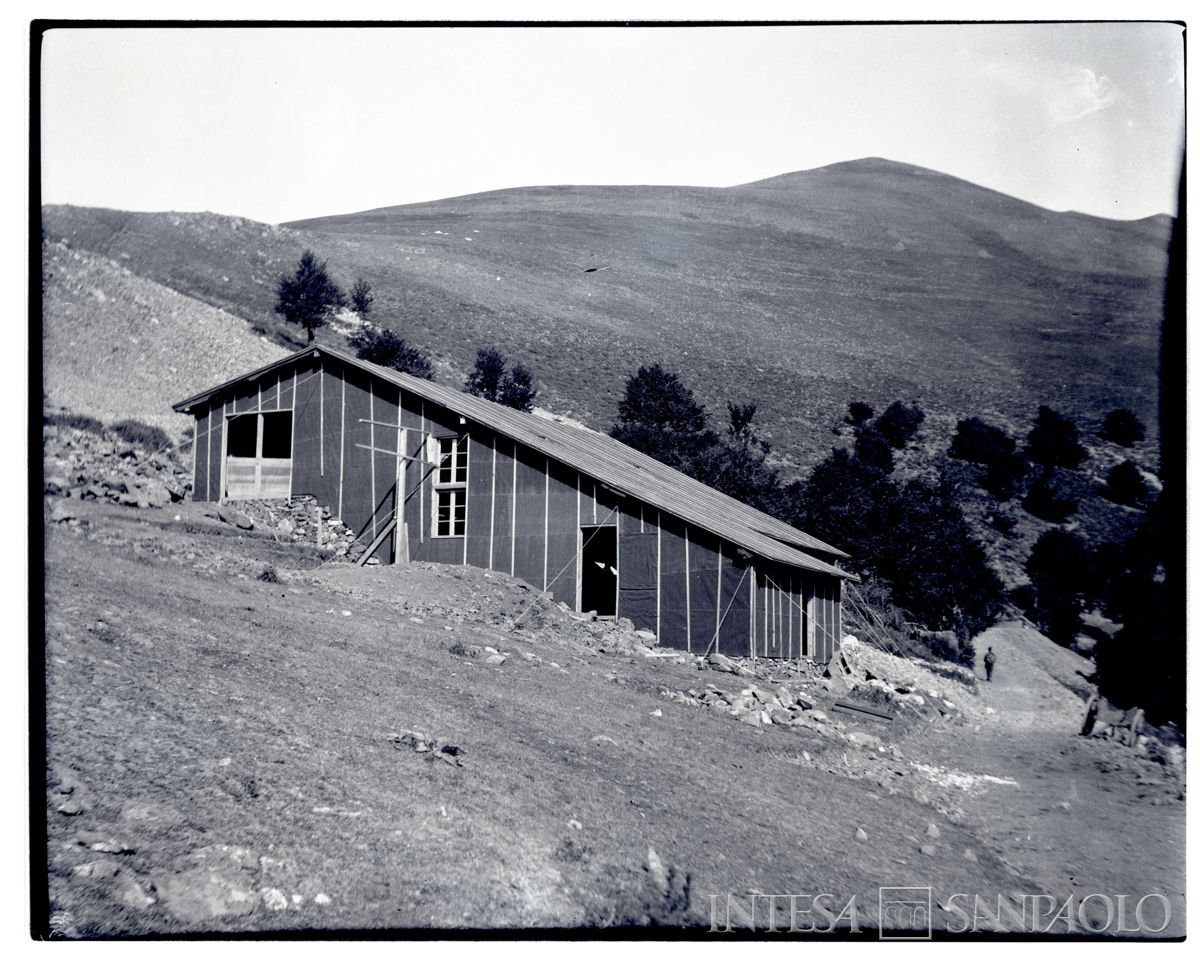 Impianto con funicolare, in costruzione, in Bulgaria, 1903-1907 (Bernardino Nogara)