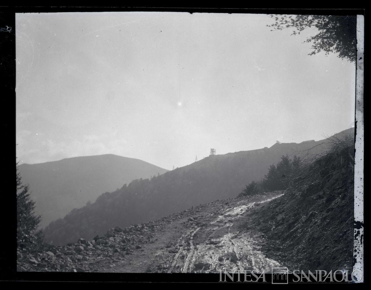 Impianto con funicolare, in costruzione, in Bulgaria, 1903-1907 (Bernardino Nogara)