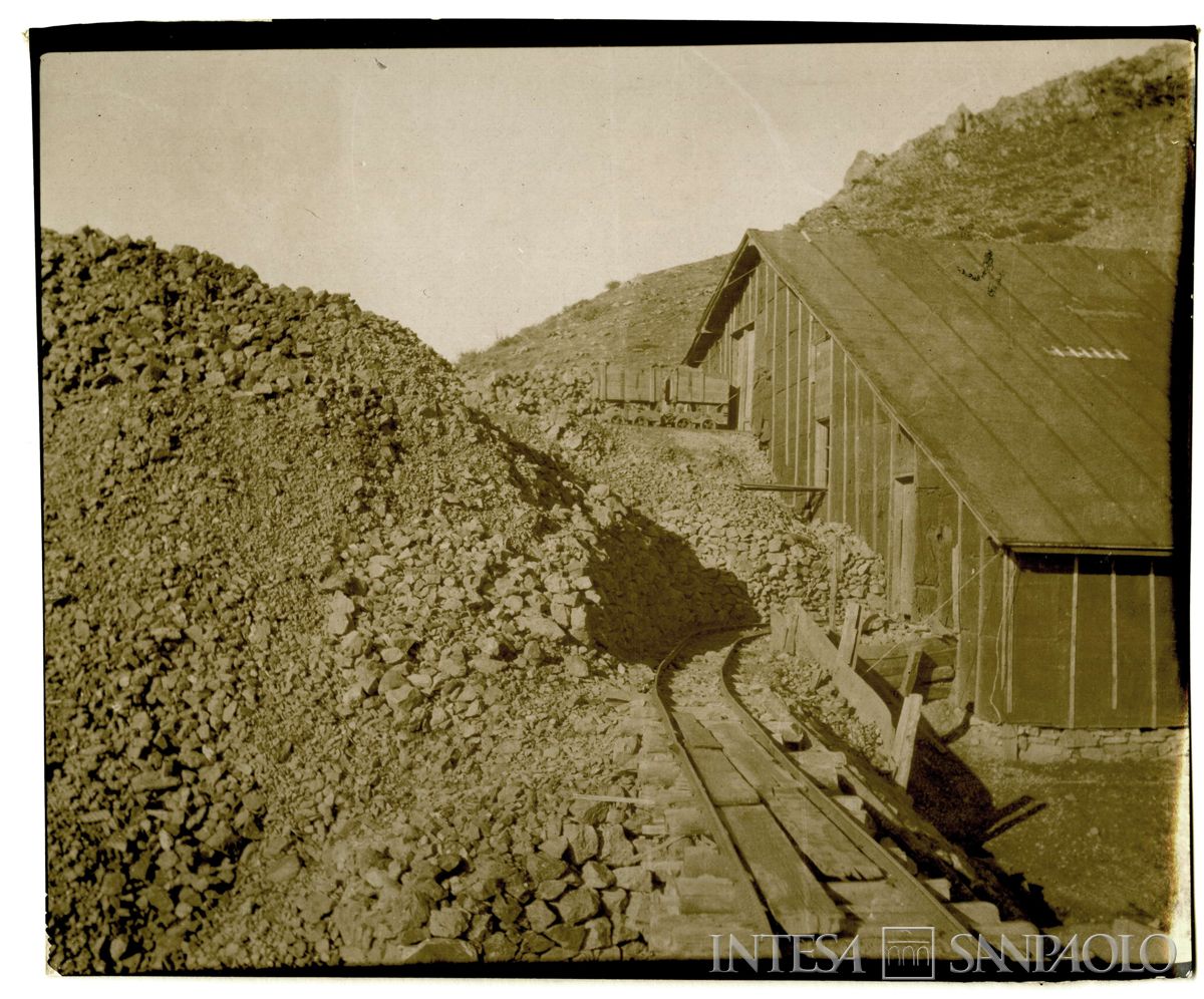 Impianto con funicolare, in costruzione, in Bulgaria, 1903-1907 (Bernardino Nogara)