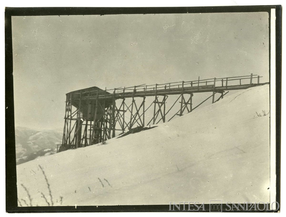 Impianto innevato, con funicolare, in Bulgaria, 1903-1907 (Bernardino Nogara)