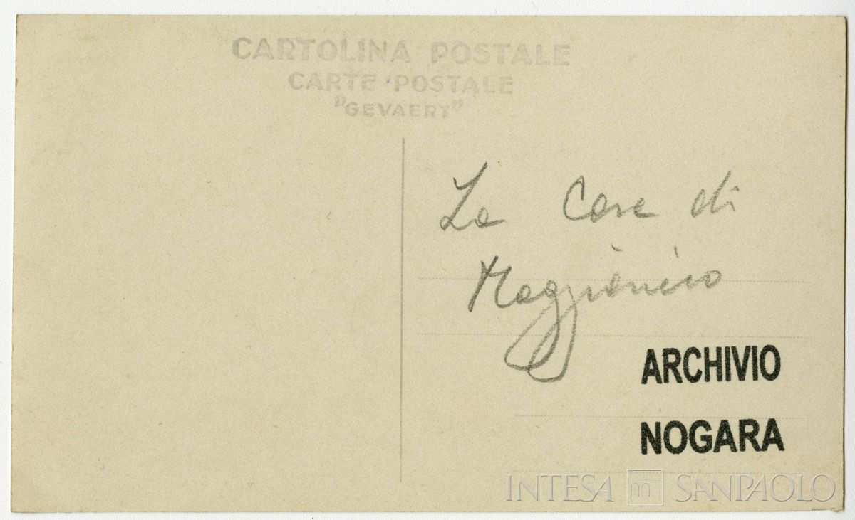 La casa di Maggianico, primo quarto XX secolo (fotografo sconosciuto), verso