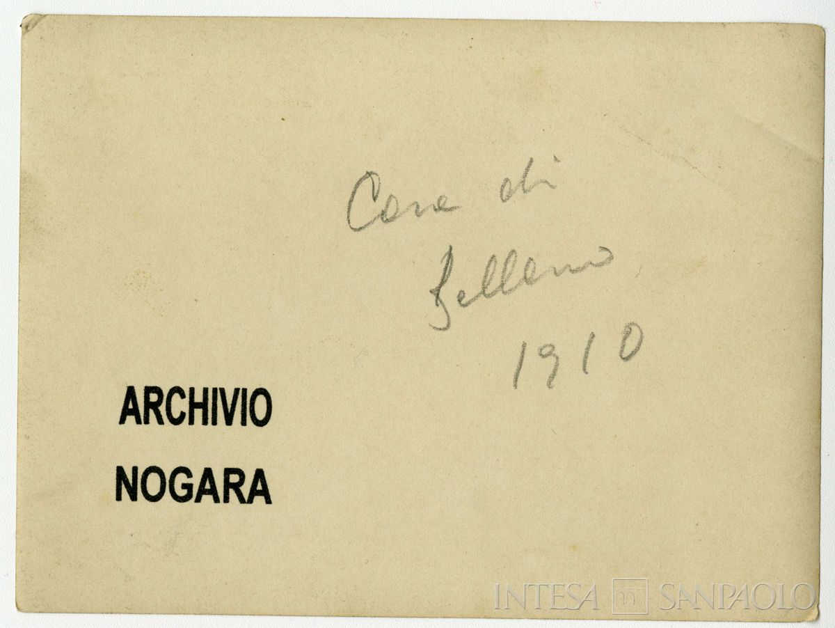 La casa di Bellano, 1910 - 1940 (fotografo sconosciuto), verso