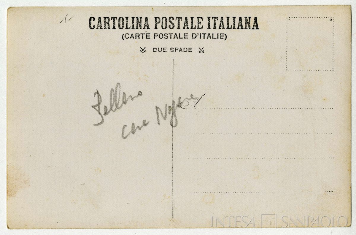 La casa di Bellano, 1910 - 1940 (fotografo sconosciuto), verso