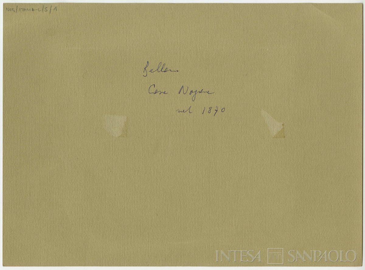 Scorcio di Bellano, 1870 - 1940 (fotografo sconosciuto), verso